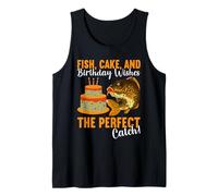 Fish Cake And Birthday Wishes Funny Birthday Fishing Canotta