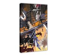 FISH DRAGATE Game Hollow Knight 66 - Poster su tela, stampa artistica da parete, moderno, per soggiorno, camera da letto, decorazione per la casa, 30 x 45 cm