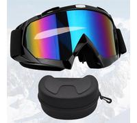 FISH DRAGATE occhiali da moto,occhiali da sci,maschera cross,maschere sci unisex,indossare una custodia,occhiali da motocross,maschera motocross per ciclismo equitazione/arrampicata