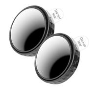 Fish Eye Mirrors for Car, Adjustable Frameless, Round 360° Wide Angle | 2.16x0.59IN Car Side Mirror for Trucks Motorcycles Vehicles, Waterproof Clarity Boost