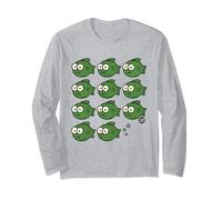 Fish Fart Retro Maglia a Manica
