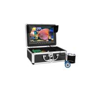 Fish Finder da 9 pollici, 15 m, 30, 50, telecamera subacquea for la pesca, batteria 4500 mA, lampade doppie impermeabili IP68 for su ghiaccio/mare/fiume(50M With DVR)