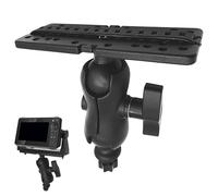 Fish Finder Mount Base - Design Mounting Plate | 360 Degree Swivel for Kayak, Boats, & Fishing Adventures