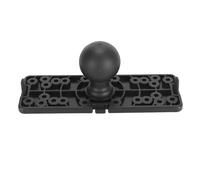 Fish Finder Mount Plate Universal da 1,5 pollici a sfere per pesci elettronici Porta di pesce per Humminbird Lowrance GPS ChartPlotter Black 6.3 x 2,2 pollici