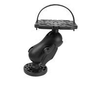 Fish Finder Mount, Sonar Device Base, Marine Navigation Holder, Adjustable Bracket Accessory, Support for Rail Track Bow Deck Paddle Trolling Angling Outdoor Water Trips
