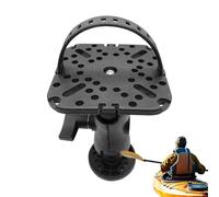 Fish Finder Mount, Sonar Mount Base, Marine Accessory Bracket, Rail Track Compatibility Strong Adjustable Design, Compact Ideal for Kayak, Bow Deck, Paddle Boat, Trolling, Outdoor