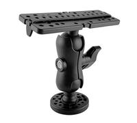 Fish Finder Mount - universale impermeabile | Supporto marino riutilizzabile, supporto elettronico per barca, kayak, pontone, navigatore GPS, accessorio di installazione stabile regolabile