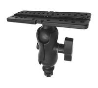 Fish Finder Mounting Plate - Universal Mounting Plate Fish Stand Base - Easy To Install Fishh Finder Mount Fit For Fishing Adventures Gear Enhancement