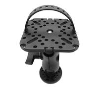 Fish Finders Mounts, Depth Finder Holder, Color Black, Portable Design, Nylon and Silicone Material, Marine Locator Rack for Boats, Kayak, Rail Track, Sonar, Bow Deck, Navigation