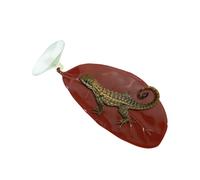 Fish Hammock Plant - Small Tank Lizard Fish Leaves | Suction Comfortable Simulated Hammock Plant | Suction Cups Realistic Comfortable For Home Dorm Office Apartment Bedroom Living Room