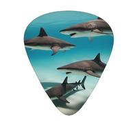 Fish in the Deep Sea Plettri per chitarra acustica, elettrica e musicista, 12 pezzi in 3 diversi spessori