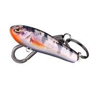 Fish Keyring Pendant | Realistic Angling-Inspired | Fisherman Fishing Bait Keychain | for Men Boys Adults Father's Day Christmas Travel Commuting Classroom Backpack