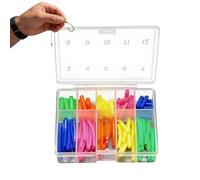 Fish Line Tube - Colored Portable Statable Tube with Storage Box - Versatile Rigging Fishing Bait Needle Tool Set - for Outdoor Holiday Birthday Lake Shallow Stream Seawater Jigging Trolling Casting