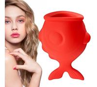 Fish Lip Plumper - Dispositivo di aspirazione per labbra in silicone per labbra più piene, strumento per rimpolpare le labbra | Ventosa morbida e riutilizzabile per un volume naturale, cura delle
