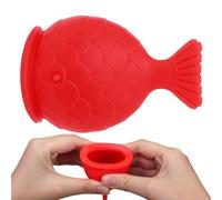 Fish Lip Plumper - Dispositivo per dare volume alle labbra | Riutilizzabile per labbra in silicone | Strumento per dare volume alle labbra a forma di | Strumento per bocca più regord