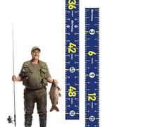 Fish Measuring Board - Compact 51 Inch Foldable Mat, Strong Tear Proof Scale, Quick Dry Waterproof, Flexible Lightweight Construction | Fishing Measuring Board For Kayaks Workbenches Boats Sho