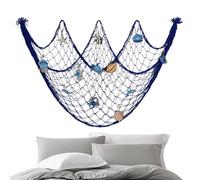 Fish Net - Decorations Realistic Aesthetic Coastal Wall Starfish Seashell