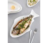 Fish Plate Style Piatto Da Pesce in Ceramica Creativo Sushi Portata Porcellana