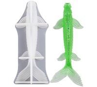 Fish Resin Mold - Fish Resin Mold | Silicone Baking Mold Crafts Decor, Fish Resin Mold, Fish Resin Mold, Fish Resin Mold, High Finish Baking Tool for Chocolate, Resin Crafts, Sugar Crafts