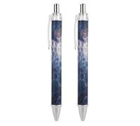 Fish s Ocean es - Penna a sfera a rullo retrattile da 0,5 mm, scrittura fluida, per ufficio, 2 pezzi, come da foto 3