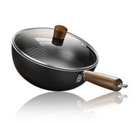 Fish Scale Pattern Flat Bottom Non-Stick Pan,20-28 Cm - Fish Scale Non-Stick Pan,for Cooking,Suitable Cooker Gas Stir Fry Pans (A,22cm)