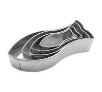 Fish Shaped Cookie Cutter, Stainless Steel Food Grade Safe, BPA Free Easy