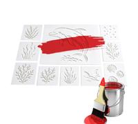 Fish Stencils for Painting Drawing Reusable Sea Animal Mural Template