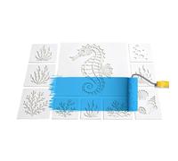 Fish Stencils for Painting Drawing Reusable Sea Animal Mural Template