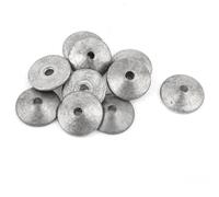 Fish Tackle Disc Swivel Sinker 30g 28mm Dia Fishing Weight 10Pcs