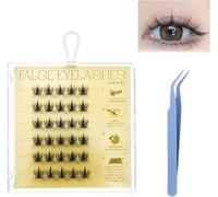 Fish Tails Glueless Press-On Eyelashes,Press on Lashes No Glue Needed,Lash Clusters,Press On Eyelashes No Glue Needed,Self-adhesive eyelashes (Pure Wild Devil)