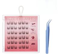 Fish Tails Glueless Press-On Eyelashes,Press on Lashes No Glue Needed,Lash Clusters,Press On Eyelashes No Glue Needed,Self-adhesive eyelashes (Sunflower),Pure Lust Cat Type