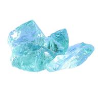 Fish Tank Decorations - Crystal Stone Ornaments For Aquarium Design | Natural Polished Rocks With Shimmer Effect, Decorative Landscaping Stones For Fish Tanks, Vase Fillers, And Desk Display Decor