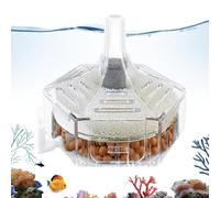 Fish Tank Filter, Aquarium Filtration System, Compact Purification Unit, Quiet Water Circulation, Maintenance Equipment for Fish Tanks, Professionals, Hobbyists, Transparent Colored