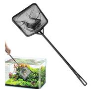 Fish Tank Net, Lightweight Fine Fishing Landing Net, Potrtable Yet Sturdy Tool, Ergonomic Aquarium Skimmer Mesh for Indoor Water Features Creeks Pools Fountains Bathtubs