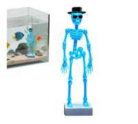 Fish Tank Statue - Realistic Articulated Joints Dancing Skeleton Aquarium O
