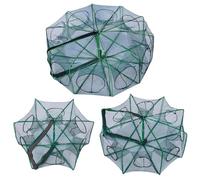 Fish Trap - Folding Crab Cage Shrimp Catch Basket, Portable Mesh Catch Net Cage, Lake Pond River Fishing Bait Trap, FreshwaterKayak Camping Beach Water Catching CageStorage Outdoor Use