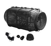 Fish Trap, Portable Trap Cage, Foldable Mesh Net, Sturdy Steel Frame, Crab Eel Turtle Catcher for Saltwater, Freshwater, Lake, Pond, River, Dock, Pier, Beach, Boat, Night Fishing, Outdoor Use