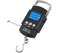 Fish Weighing Scale with Measuring Tape Balances Digital Fishing Hanging Hook Tool Hand Scales Easy to Use