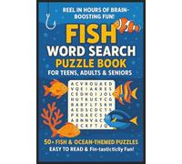 Fish Word Search Puzzle Book: Easy to Read Puzzles For Teens, Adults & Seniors About Fishing, Ocean, Sea, Outdoor, Animal Life & Beach | 6x9 inches, ... Holidays, Fish Lovers, Summer & Relaxation