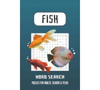 Fish Word Search Puzzle Book: Large Print, Easy-to-Read Word Search Puzzles for Adults, Seniors, and Teens