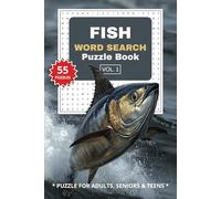 Fish | Word Search | Puzzle Book | Vol.1 | Puzzle For Adults, Seniors & Teens: Word search puzzles with easy to read print about Fish, Fish Species, ... Gift for Vacations, Holidays and Free Times