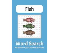 Fish Word Search Puzzle Book: Word Searches with Easy to read print about Fish, Marine life, Aquatic, Ocean, Sea, Animals and more | 6x9 inches, 110 ... Gift for vacations, Holidays and Free Times
