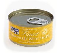 Fish4Cats 1 x 70 g Finest Filetti di Tonno con Formaggio Umido per Gatti