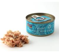 Fish4Cats 1 x 70 g Finest Filetti di Tonno con Granchio per Gatti