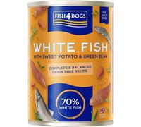 Fish4Dogs Finest Dog Adult All Breeds Grain Free 395 gr - Pesce bianco con patata dolce e fagiolini - Cibo Umido per Cani - 1° ORDINE? scegli lo sconto BZR5 / BZR20 + 200 punti fedeltà