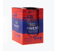 Fish4Dogs 6 x 100 g Finest Umido per Cani Fiocchi di Sgombro e Calamari