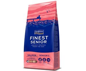 FISH4DOGS CANE FINEST SENIOR SALMONE SMALL 6 KG