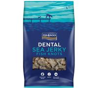 Fish4Dogs Dental Sea Jerky Fish Knots Premi Snack per Cani 500 g