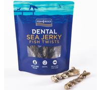 Fish4Dogs Dental Sea Jerky Fish Twists Premi Snack per Cani 100 g