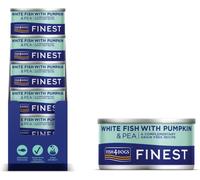 Fish4Dogs Finest Alimento Umido per Cani Pesce Bianco con Zucca e Piselli